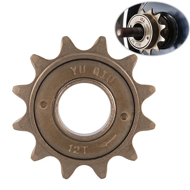 

Bicycle Flywheel Large Hole Inner Diameter 34Mm 12T Tooth Single Speed Fixed Flywheel Dead Fly Bicycle Wheel Accessories