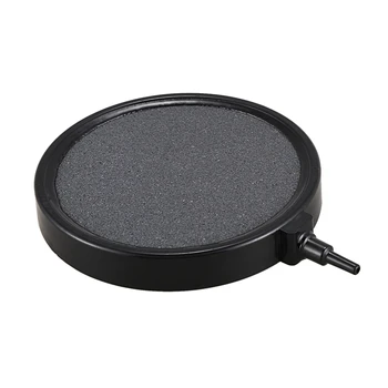 

Black Plastic Frame 5.2" Dia Dark Gray Mineral Aquarium Bubbles Air Stone