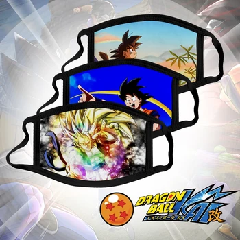 

Dragon Ball Unisex mondkapjes virus 3D Mask Camouflage Mouth-muffle Respirato mask Prevention of air pollution one pack of nine