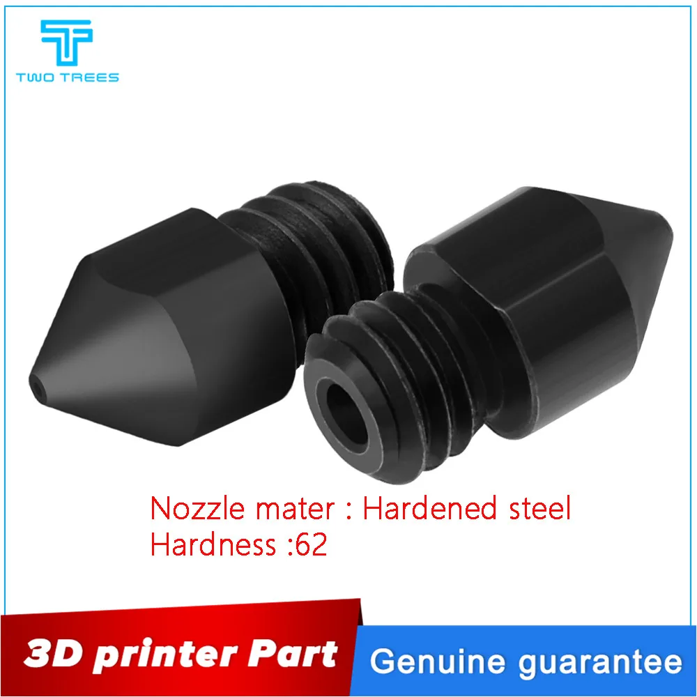 3D части принтера Reprap MK8 закаленная сталь насадка 1,75 мм 0,4/0,6/0,8/1,0/1,2/1,5 мм для MK8 hotend комплект
