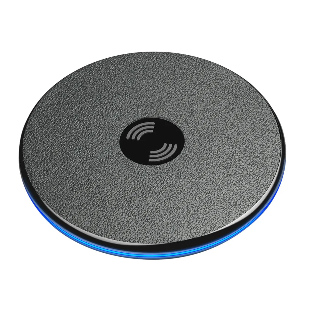 New Qi Wireless Chargering Rapid Charging Pad For IPhone 8/8 Plus/X For Samsung S10/S9/NOTE 9 Wireless Charger Wholesale#H15