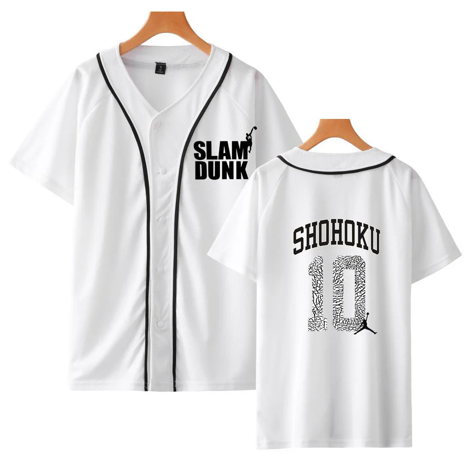 

2018 New Style Slamdunk Enzymatic Kinetics Study Master Printed Short Sleeve Thin Baseball Uniform