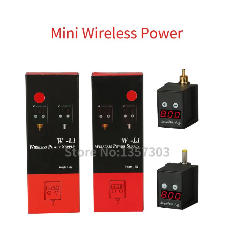 Najtaniej 2019 nowy profesjonalny Mini bezprzewodowy zasilacz do tatuażu automatyczne dopasowanie silnika zasilanie maszyny RCA interfejs DC energooszczędne