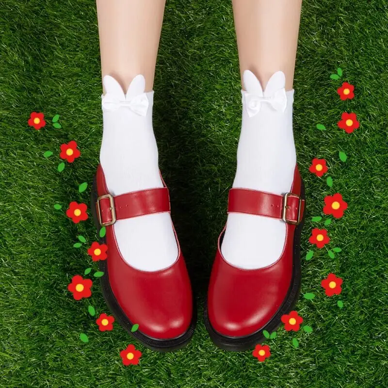 Корейские милые хлопковые колготки в стиле Лолиты с бантиком в стиле японского колледжа