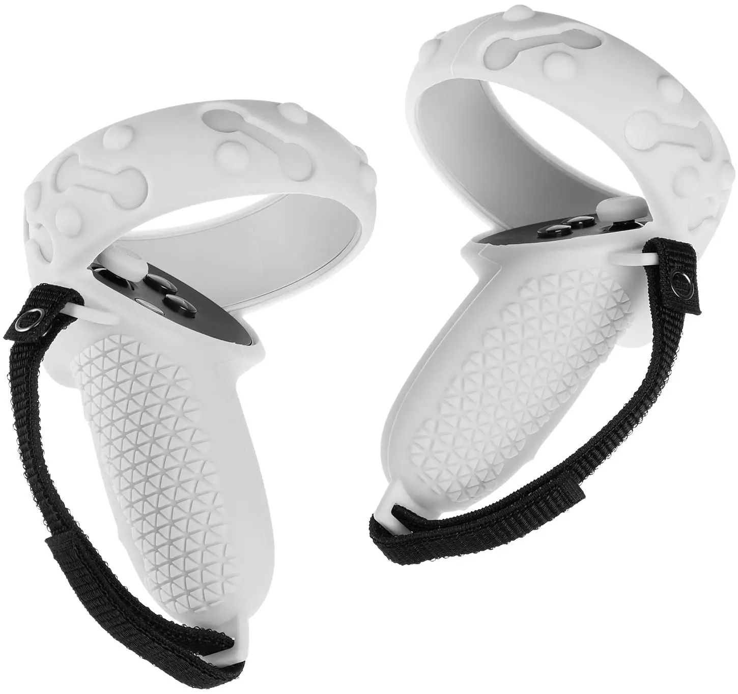 Para oculus ques 2 vr controlador de toque aperto capa ajustável 3in1 silicone capa alça manga protetora para oculus quest2 acces