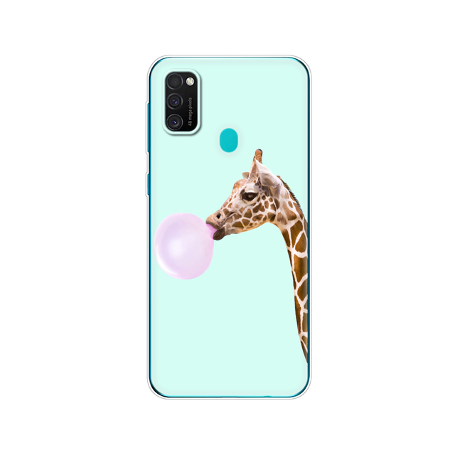 Samsung M21 Case 6.4" Soft Silicon Tpu Cover For Samsung Galaxy M21 M 21 SM-M215FZGUSER m215 Phone Back Shell Bumper Funda