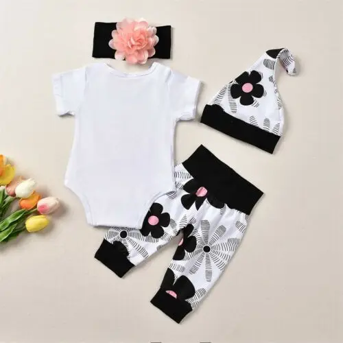 Baby Girls 4-Piece Summer Outfit 4