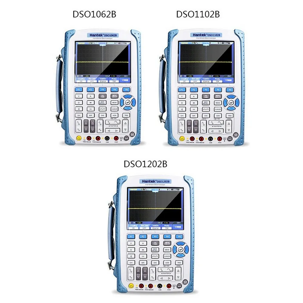 Hantek DSO1102B цифровой Ручной осциллограф с 5,6 дюймовым TFT цветным ЖК-дисплеем мультиметр с высокой шириной полосы 100 МГц 1Gsa/S Горячая Распродажа