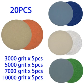 

Anti-static Sandpaper Flexibility Sanding Discs Wear resisting Hook&Loop 4inch