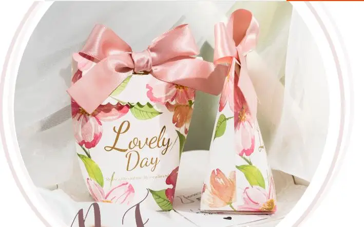 20 шт. милые день цветы прекрасная история Фламинго Свадебные Сувениры ...