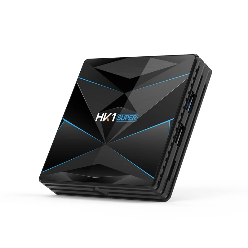 Hk1 Super Optional Android 9.0 3318 Smart Tv Box Rk3318 4K 3D Utral Hd Dual Wifi Play Store Bt4.0 Set Top Box Eu Plug