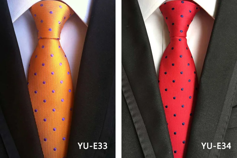 Классические мужские галстуки шелковые галстуки 8 см Пейсли горошек полосы галстук для мужчин для формальных и деловых встреч и торжеств вечерние галстуки подарок