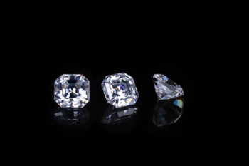 

Starsgem 1.5ct EF Good Quality VVS Asscher Cut Moissanite 6.5*6.5mm for Moissanite Jewelry making
