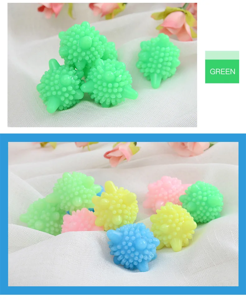 Couleur 10 pcs Couleur Mélange Boule à Solide Lessive En forme d