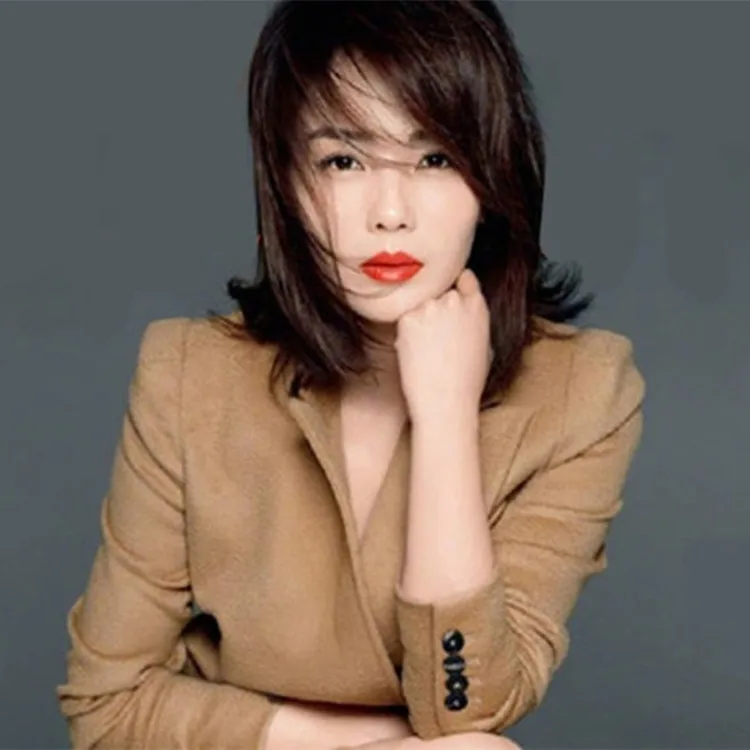 Зимняя новая стильная шерстяная куртка Liu Tao Стиль Знаменитостей Camel двубортное двухстороннее кашемировое пальто длинное женское 3675