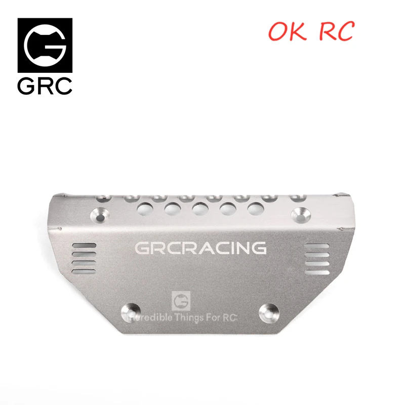 

GRC Stainless Steel Front Bumper Guard Plate Chassis Armor Protectorfor TRX-6 TRX6 G63 G500 1/10 RC Crawler