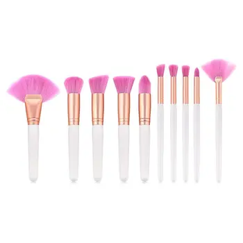 

10pcs Make Up Brush Set Professional Cosmetic Kit for Foundation Blending Brushes
