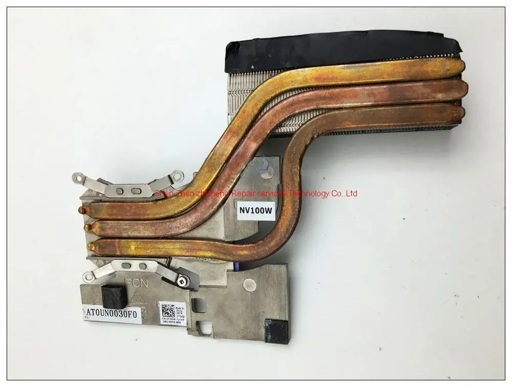 right GPU heatsink Для DELL ALIENWARE M18X R3 R4 GPU радиатор охлаждения левый 0HTXFC AT0UN00D0C0 правый 0TJ6G8 AT0UN0030F0 - Цвет: right GPU heatsink