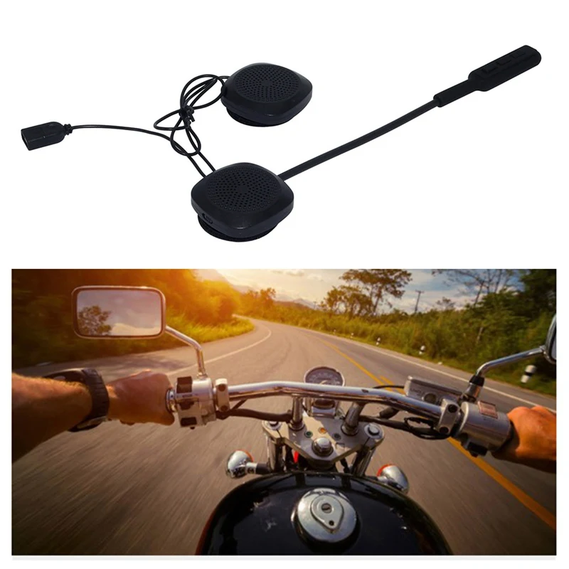 Motorcycle Helmet Headset Bluetooth Motorbike Handsfree Headset Headphone for Music GPS Car styling
