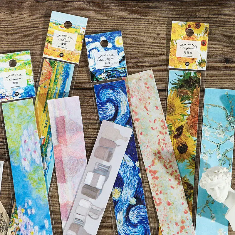 

30 pcs/lot DIY Japanese Paper Decorative Adhesive Tape Large series of artists Washi Tape/Masking Tape Stickers