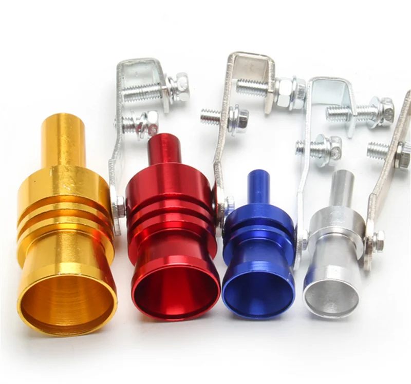 Car Exhaust Fake Turbo Whistle Pipe Sound Muffler Auto Blow Off Valve Universal Simulator Whistler Imitation Sounders car turbo whistle