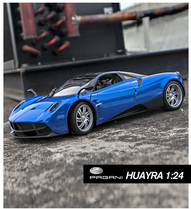 WELLY 1:24 Масштаб Металл литье под давлением классический Pagani Huayra модель автомобиля игрушка сплав автомобиль подарки Детские игрушки для детской коллекции