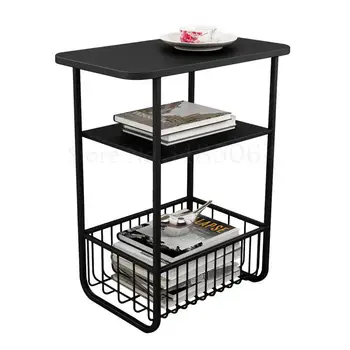 

Nordic Small Table Sofa Side Creative Square Table Living Room Simple Coffee Table Bedside Storage Cabinet Bedroom Bedside