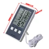 1 Pc blanc et gris haute précision numérique grand LCD intérieur/extérieur température et humidité mètre Instruments de température ► Photo 2/6