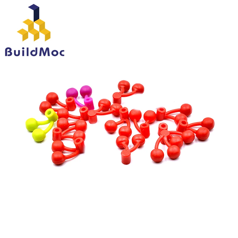 BuildMOC совместимые с сборными элементами 22667 пищевые строительные блоки вишневого