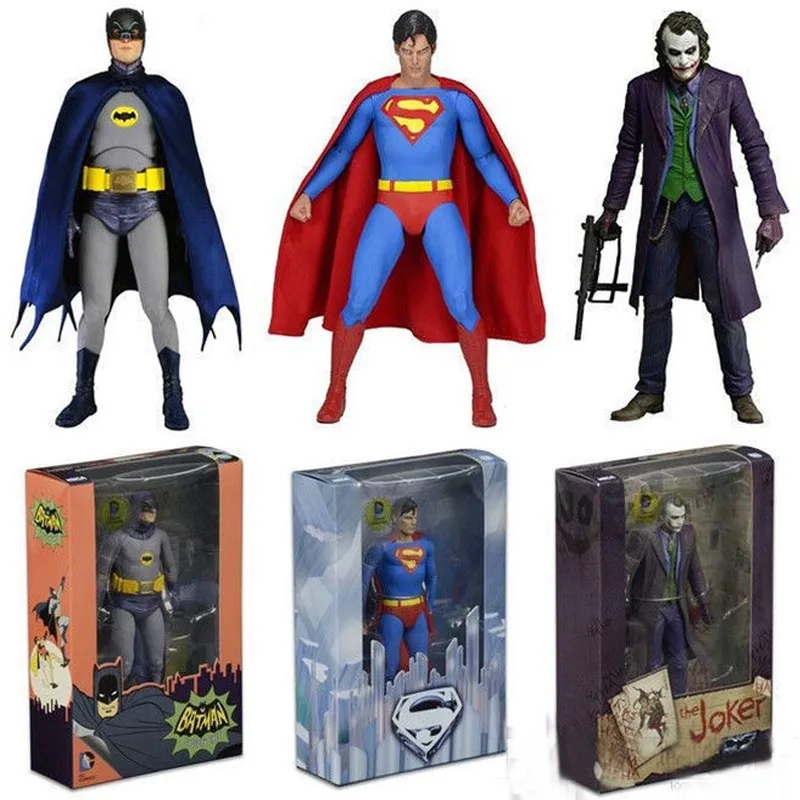 NECA DC супергерой Бэтмен Супермен Джокер экшн фигурка Коллекционная модель