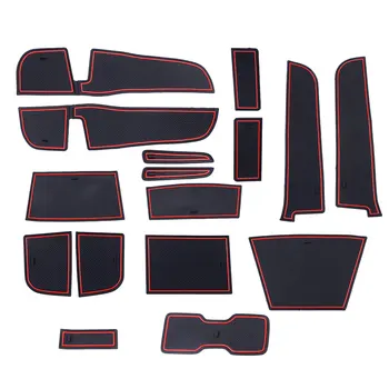 

16Pcs Car Environmental Protection PVC Anti-Slip Gate Slot Mat Cup Holders Pad Fit for Maxus T60 T70