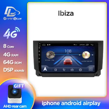 

prelingcar For Seat Ibiza 6j 2009 10 11 12 13 auto-Android 9.0 Car monitor Radio Multimedia Video Player Navigation GPS stereo