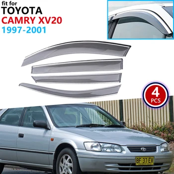 

for Toyota Camry Daihatsu Altis XV20 1997~2001 Window Visor Vent Awnings Rain Guard Deflector Shelters Car Accessories 1998 1999