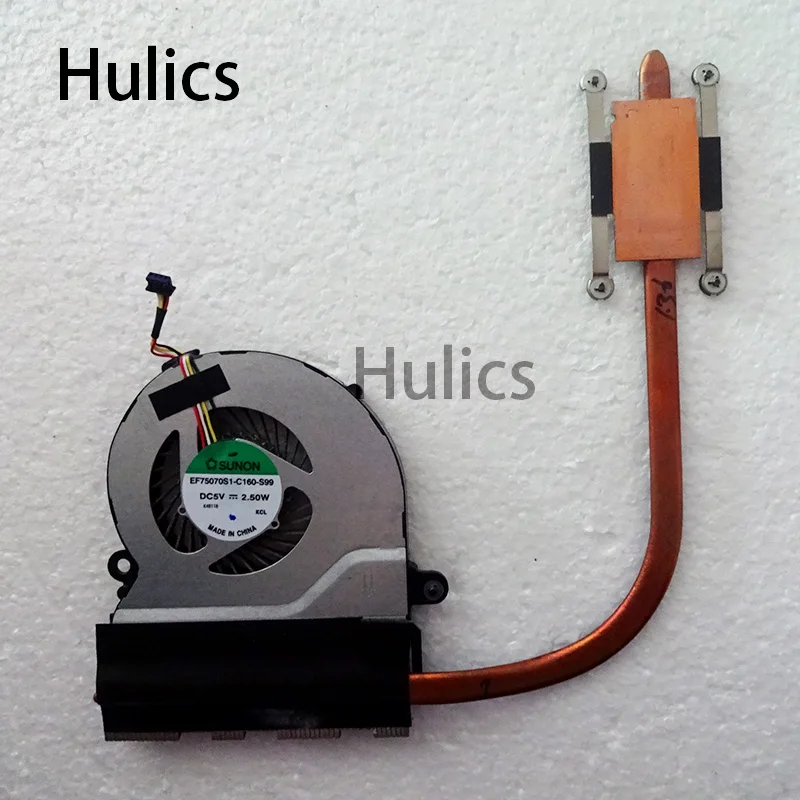Hulics ноутбук/Тетрадь Процессор радиатор охлаждения радиатора и вентилятор для acer Aspire E5-731 E5-731G E5-771 E5-771G ZYW 3NZYWTMTN20