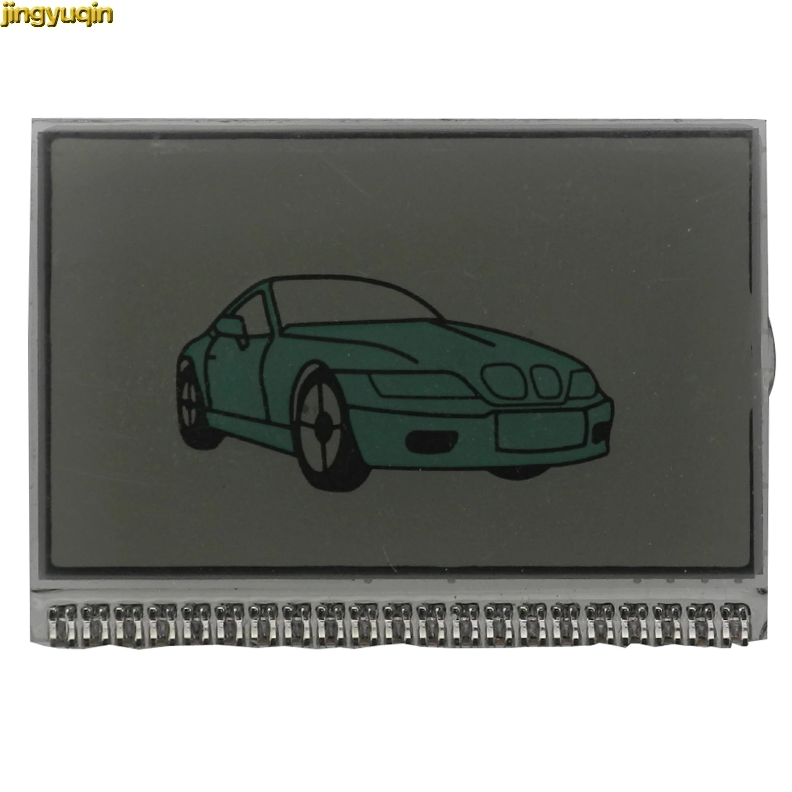 

Jingyuqin ЖК-дисплей Экран дисплея для двусторонней радиосвязи! Автосигнализация с пультом дистанционного управления России 2-полосная сигнали...