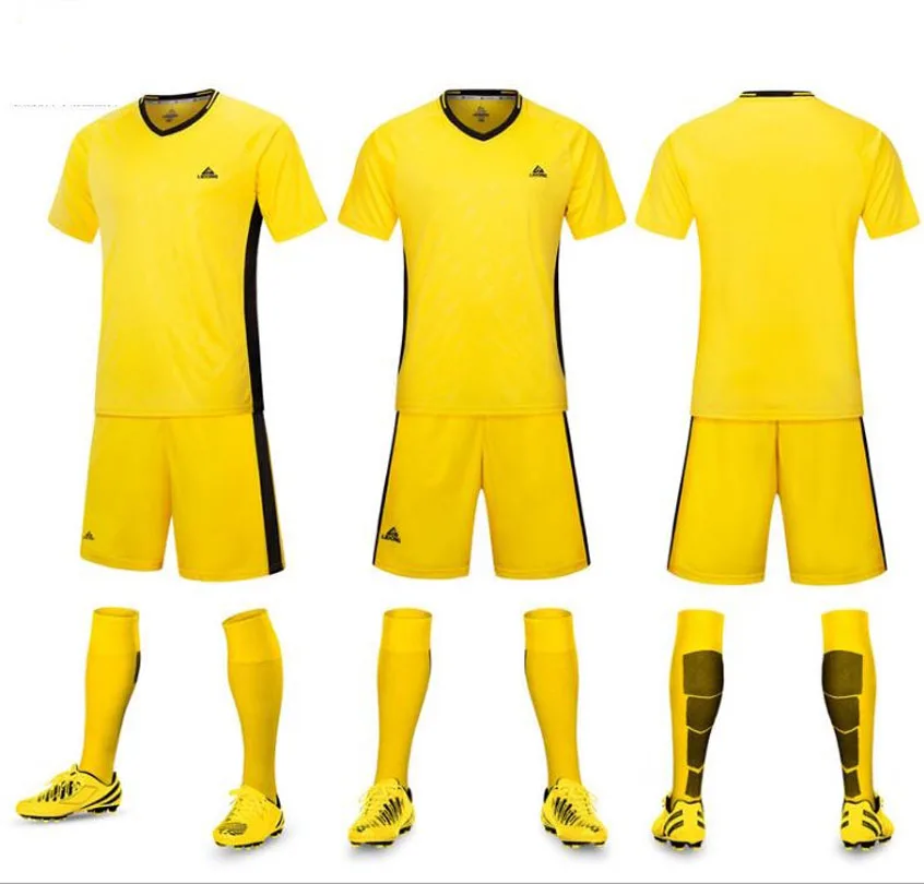5020 yellow Survete/мужские футболки для футбола, новые мужские детские футбольные майки, набор для мальчиков, женская футбольная спортивная одежда, командная футбольная майка, набор на заказ 5020 - Цвет: 5020 yellow