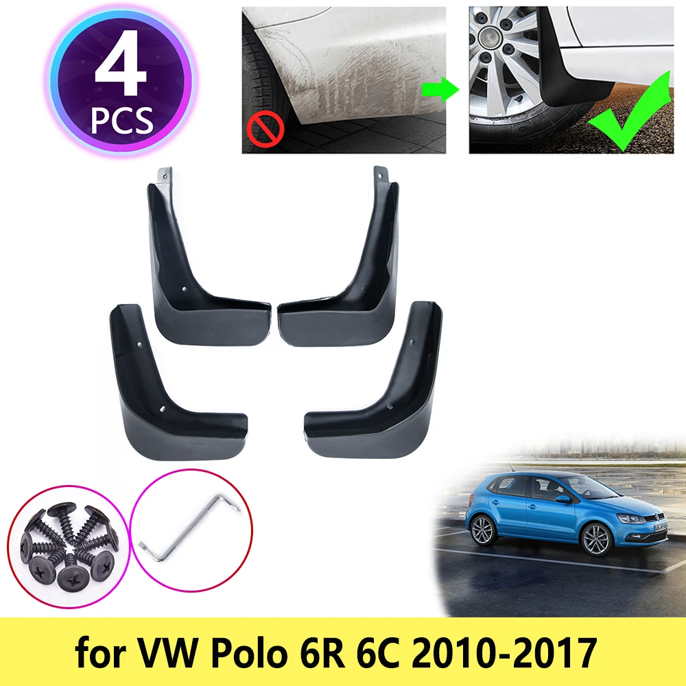 For VW POLO MK5 6R 20102014 Mud Flaps Splash MudGuards Fender OE