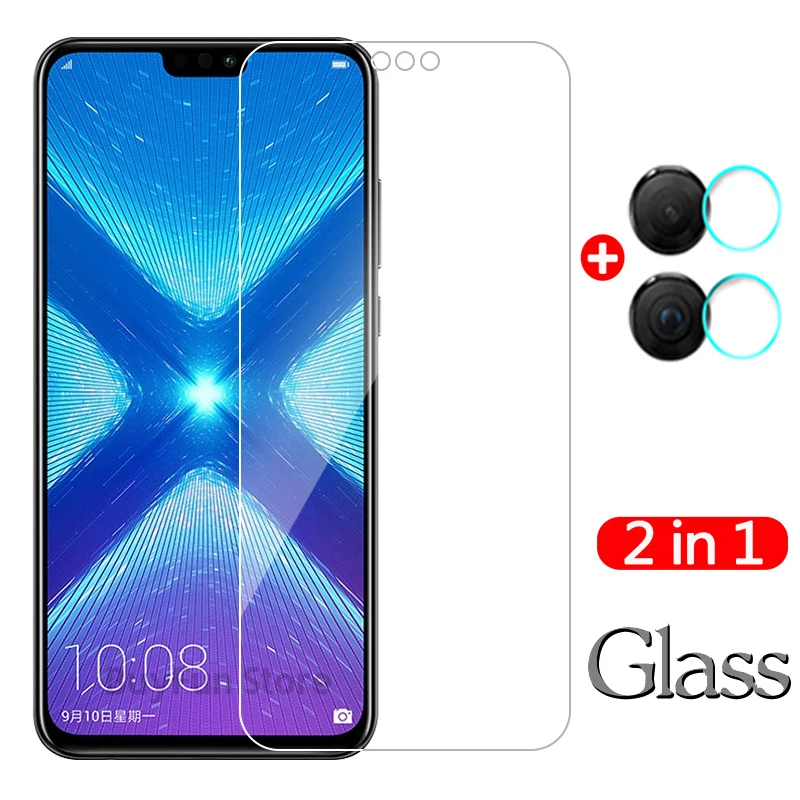 Защитное стекло для экрана и камеры Huawei Honor 8X JSN L22 L21 | Мобильные телефоны