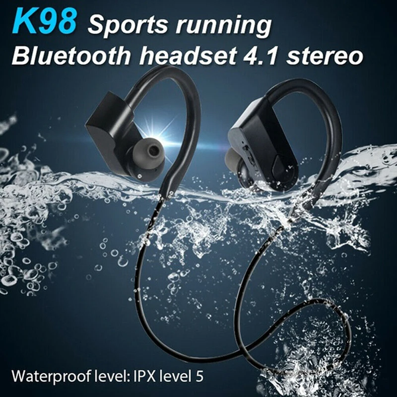 Bluetooth Earphone Earloop Earbuds Stereo Bluetooth Headset Wireless Sport Earpiece Handsfree With Mic For xiaomi All SmartPhone