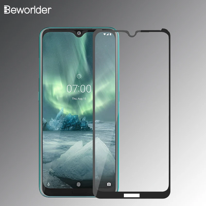 Закаленное стекло для Nokia 6 2 Защитная пленка экрана Дисплей полное покрытие