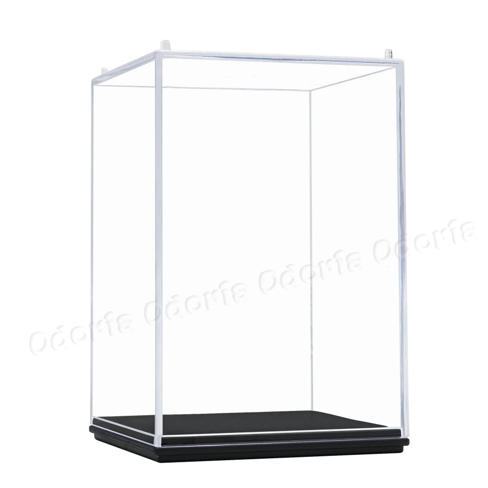Odoria акриловый/пластиковый чехол для дисплея 10 см H Perspex прозрачная Пылезащитная защита УФ для экшн-моделей коллекционные вещи