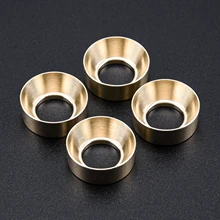 4 pièces/ensemble 1:24 course cuivre roue contrepoids pour 1/24 Axial SCX24 90081 AXI00002 AXI0000 AXI90081RC voiture haute qualité mise à niveau