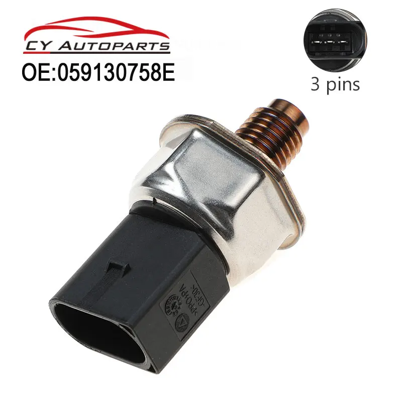 

New Fuel Rail Pressure Sensor For Audi Q7 A4 S4 A5 S5 A6 S6 A8 S8 4.2 059130758E 55PP07-02 55PP09-01