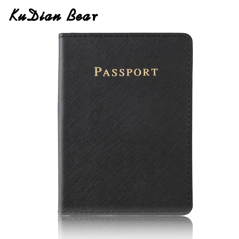 KUDIAN BEAR из искусственной кожи Обложка для паспорта дорожный кошелек кредитный держатель для карт мужской женский чехол держатель для паспорта Porte Carte BIH129 PM49