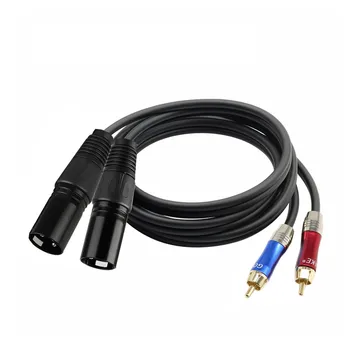 

Professional Audio Link Cable Dual 5ft Xlr Female/male To Rca Male Audio Cable Resistance And Durability