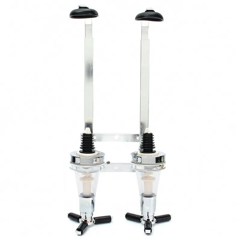 2 бутылки винного спирта Диспенсер стойка для напитков настенный бар | Дом и сад