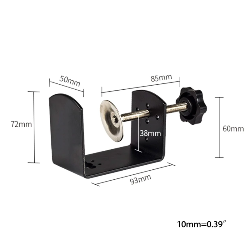 Universal C Shape Table Mount Clamp for Fittings Metal Desk Clip Hose Microphone Stand Base Aluminum Alloy Mount Holder,microphone mount clamp,desktop mounting clip