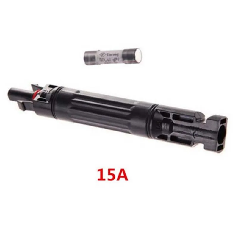 

In-line Solar Fuse Connector 1000V DC Male To Female PV Waterproof Holders IP65
