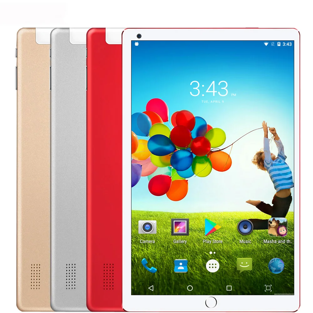  10.1 inch android tablet android 7.0 Original Pad Pc Octa Core 4GB 64GB WiFi Laptop 3G Dual SIM Car