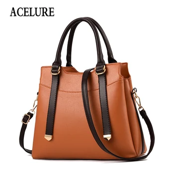 

ACELURE Fashion Handbags for Women New Fashion Designer PU Leather Shoulder Bags Female Top-Handle Tote Crossbody Messenger Bag